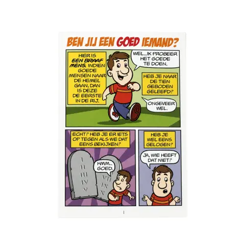 Traktaat  Ben jij een goed iemand  Evangelisatie strip  Wet en Evangelie  Evangelisatieacties HeartCry 2.png